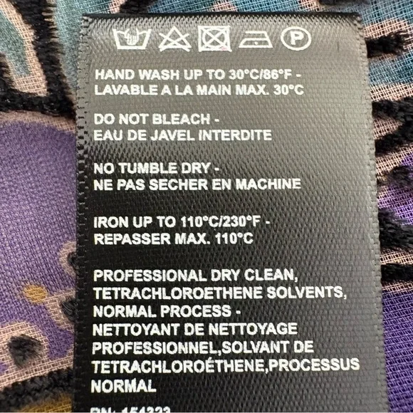 By Anthropologie Women’s One Size Sheer Burnout Kimono Bohemian Whimsigoth - Picture 15 of 16